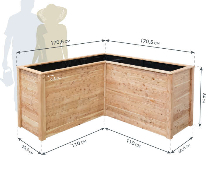 WESTMANN Hochbeet Klassik L